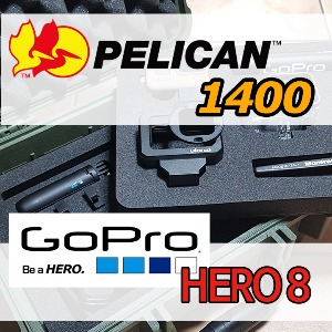펠리칸 1400 커스텀 gopro8 hero 전용케이스 커스텀 고프로케이스